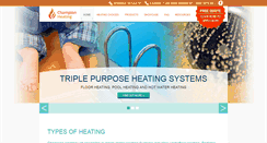 Desktop Screenshot of championheating.co.nz